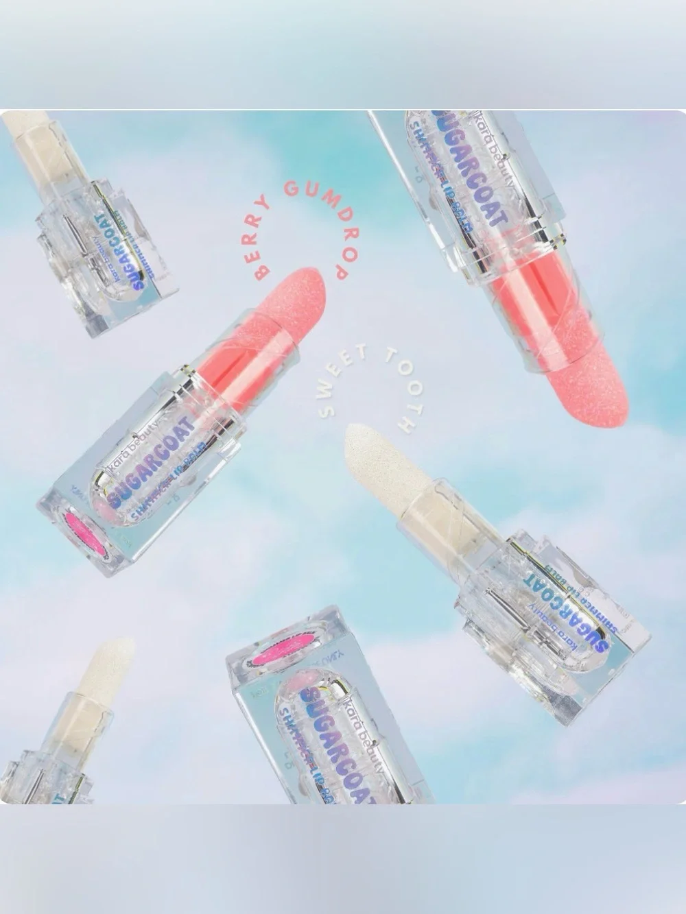 Kara Beauty Sugar Coat Lip Balm in Berry Gumdrop